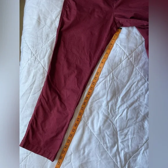 Gap Maroon Girlfriend Khakis - Picture 12 of 13